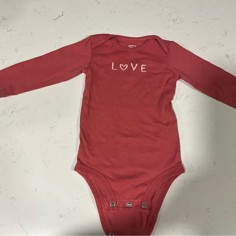 Carter's Love Long Sleeve Bodysuit